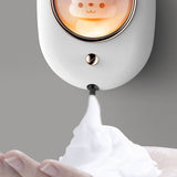 Wall Mounted Soap Dispenser Space Capsule Design Rechargeable Space Saving Wall Automatic Foaming Soap Dispenser White - Extra Image