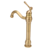 Basin Faucet Retro European Style Brass Gourd Design with Hose and Gasket Bathroom Sink Faucet for Home