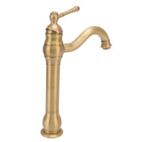 Basin Faucet Retro European Style Brass Gourd Design with Hose and Gasket Bathroom Sink Faucet for Home