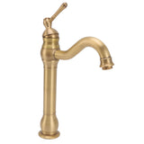 Basin Faucet Retro European Style Brass Gourd Design with Hose and Gasket Bathroom Sink Faucet for Home - Extra Image