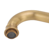 Basin Faucet Retro European Style Brass Gourd Design with Hose and Gasket Bathroom Sink Faucet for Home