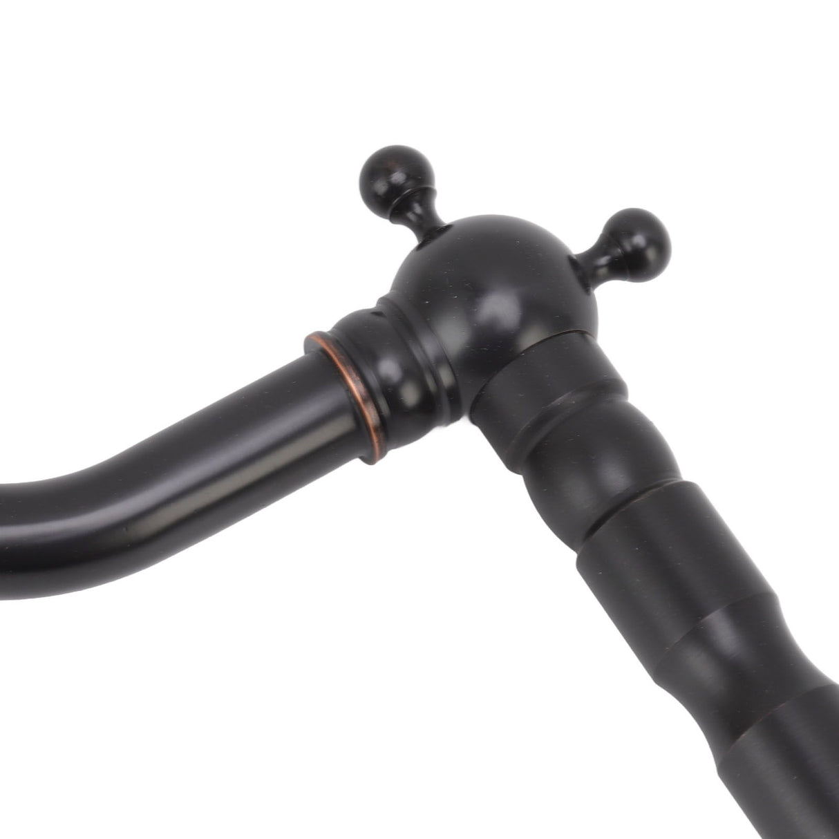 Antique Faucet Retro Style Porcelain Valve Long Spout Sturdy Brass Rotatable Antique Mixer Tap for Bathroom Kitchen