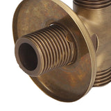 Angle Valve Vintage Style Brass High Hardness Good Sealing Cold Hot Faucet Water Stop Valve