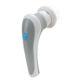 Electric Spin Scrubber 360° Rotating USB Rechargeable Portable Handheld Electric Cleaning Brush with 3 Brush Heads Grey