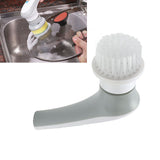 Electric Spin Scrubber 360° Rotating USB Rechargeable Portable Handheld Electric Cleaning Brush with 3 Brush Heads Grey - Extra Image