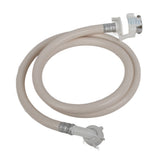 Washing Machine Water Inlet Hose Burst Proof PVC Water Pipe with Metal Connector for Haier Automatic Washing Machine 1.5m / 4.9ft - Top-Down View