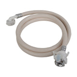 Washing Machine Water Inlet Hose Burst Proof PVC Water Pipe with Metal Connector for Haier Automatic Washing Machine 1.5m / 4.9ft