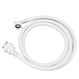 Washing Machine Water Inlet Hose Burst Proof PVC Water Pipe with Metal Connector for Haier Automatic Washing Machine 2m / 6.6ft