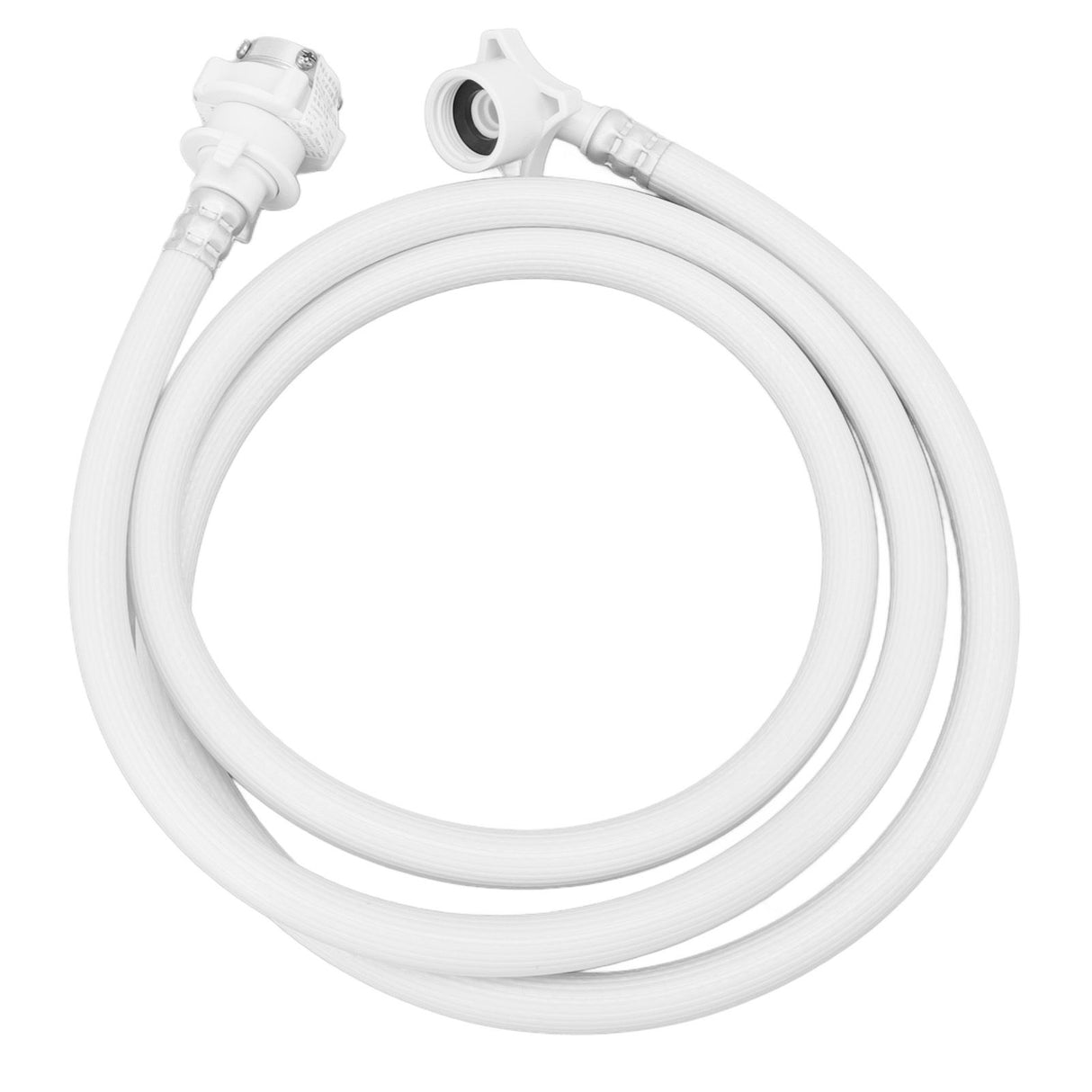 Washing Machine Water Inlet Hose Burst Proof PVC Water Pipe with Metal Connector for Haier Automatic Washing Machine 2m / 6.6ft