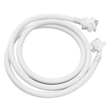 Washing Machine Water Inlet Hose Burst Proof PVC Water Pipe with Metal Connector for Haier Automatic Washing Machine 2m / 6.6ft