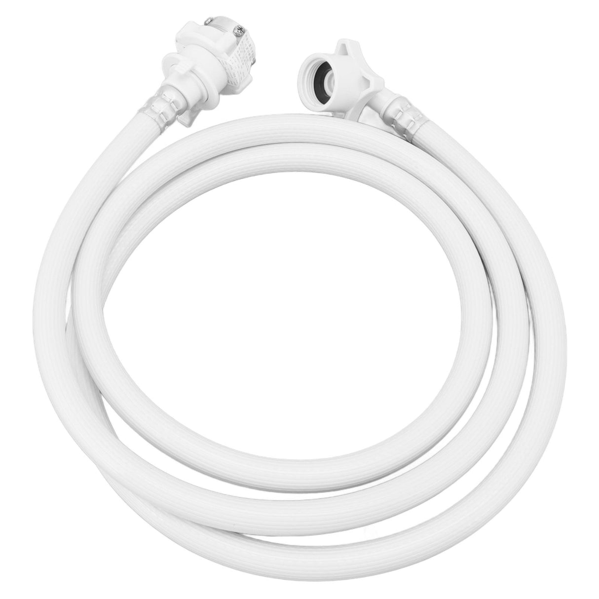Washing Machine Water Inlet Hose Burst Proof PVC Water Pipe with Metal Connector for Haier Automatic Washing Machine 2m / 6.6ft