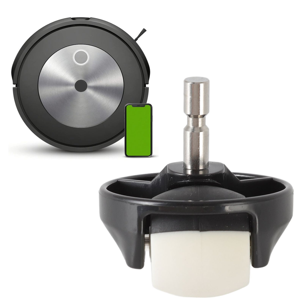 Front Wheel Omnidirectional Wheel Replacement Parts For for ROOMBA All Series Vacuum Cleaner Caster Wheels