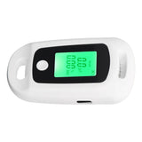 Alcohol Detector USB Rechargeable High Accuracy Portable Breath Alcohol Tester with LCD Screen White - Low Angle