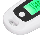 Alcohol Detector USB Rechargeable High Accuracy Portable Breath Alcohol Tester with LCD Screen White