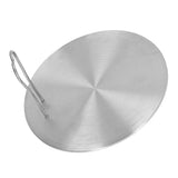 Heat Diffuser Plate Stainless Steel Induction Plate Electric Induction Cooker Diffuser Adapter for Home Kitchen 16# 15.5cm/ 6.1in - Extra Image