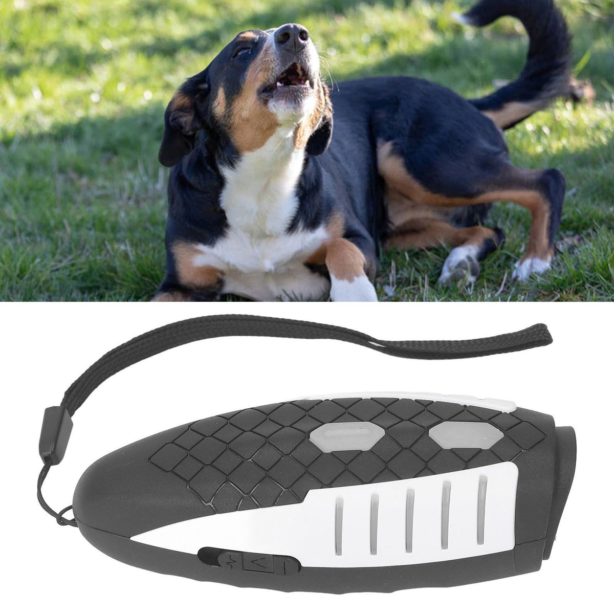 Dog Barking Deterrent Device Ultrasonic USB Charging Portable Handheld Dog Bark Stopper with Training Mode for Cat