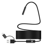 3 in 1 Endoscope Camera HD ABS Aluminium Alloy Industrial Endoscope for Android 6.1 for Pipe Car