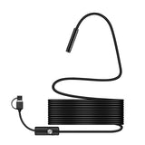 3 in 1 Endoscope Camera HD ABS Aluminium Alloy Industrial Endoscope for Android 6.1 for Pipe Car - Front View
