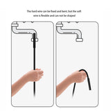 3 in 1 Endoscope Camera HD ABS Aluminium Alloy Industrial Endoscope for Android 6.1 for Pipe Car