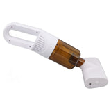 Cordless Handheld Vacuum Cleaner Dust Mite Remover USB Rechargeable for Car and Home Pet Hair White - Close-Up Angle