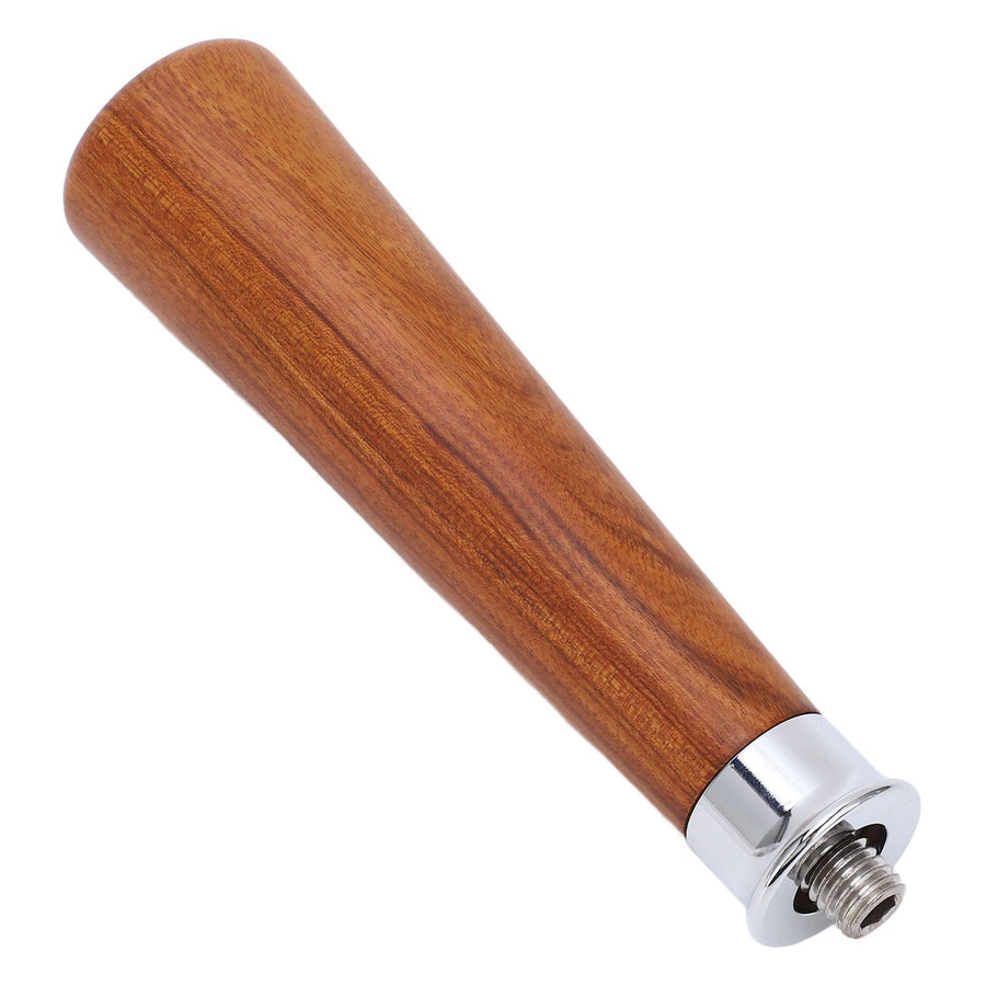 M10 Thread Coffee Filter Replacement Handle Red Rosewood Handle for Coffee Portafilter Flat Bottom