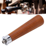 M10 Thread Coffee Filter Replacement Handle Red Rosewood Handle for Coffee Portafilter Flat Bottom