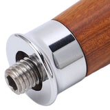 M10 Thread Coffee Filter Replacement Handle Red Rosewood Handle for Coffee Portafilter Flat Bottom