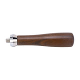 Coffee Portafilter Handle Comfortable Grip Burr Free Black Rosewood Durable Wearable Coffee Machine Replacement Filter Handle - Front View