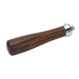 Coffee Portafilter Handle Comfortable Grip Burr Free Black Rosewood Durable Wearable Coffee Machine Replacement Filter Handle - Rear View