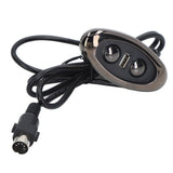 Electric Sofa Controller LED Backlight Single USB Charging Port 5 Pin Electric Recliner Switch for Lift Chair