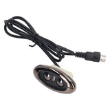 Electric Sofa Controller LED Backlight Single USB Charging Port 5 Pin Electric Recliner Switch for Lift Chair