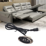 Electric Sofa Controller LED Backlight Single USB Charging Port 5 Pin Electric Recliner Switch for Lift Chair