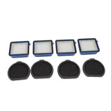 4 PCS Vacuum Cleaner Filters Kit for Electrolux PF91 5EBF PF91 5BTF PF91 6BWF Filters Elements Replacement Parts - Front View