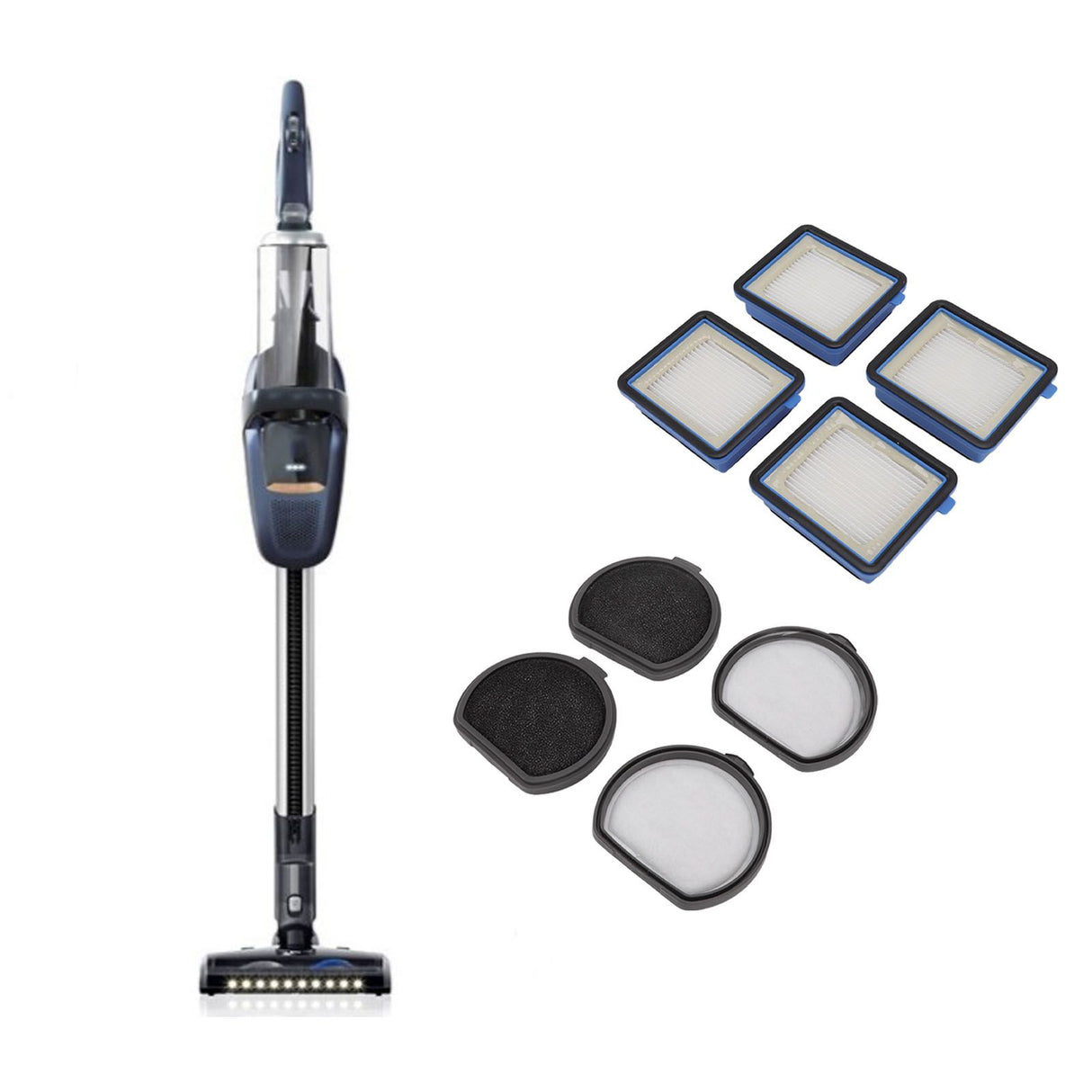 4 PCS Vacuum Cleaner Filters Kit for Electrolux PF91 5EBF PF91 5BTF PF91 6BWF Filters Elements Replacement Parts