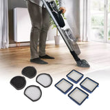 4 PCS Vacuum Cleaner Filters Kit for Electrolux PF91 5EBF PF91 5BTF PF91 6BWF Filters Elements Replacement Parts