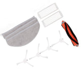 Mopping Robot Brushes Filter Screen Mop Pads Set Silicone ABS Mopping Robot Accessories for MJSTP Mi 2 Lite - Top-Down View