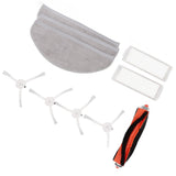 Mopping Robot Brushes Filter Screen Mop Pads Set Silicone ABS Mopping Robot Accessories for MJSTP Mi 2 Lite - 45-Degree Angle