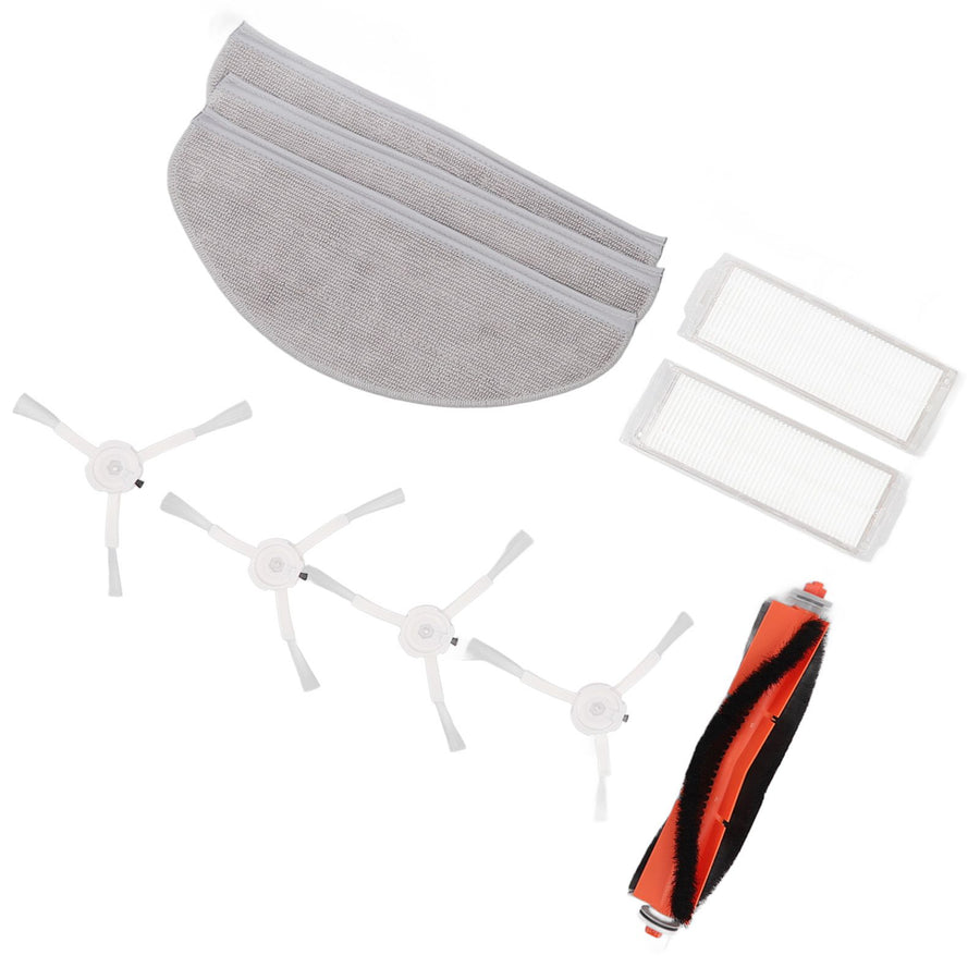 Mopping Robot Brushes Filter Screen Mop Pads Set Silicone ABS Mopping Robot Accessories for MJSTP Mi 2 Lite