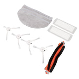 Mopping Robot Brushes Filter Screen Mop Pads Set Silicone ABS Mopping Robot Accessories for MJSTP Mi 2 Lite