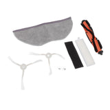 Main Brush Side Brush Filter Mop Cloth Set for Xiaomi Mijia G1 MJSTG1 Vacuum Cleaner Replacement Parts - Close-Up Angle
