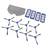 Vacuum Sweeper Filter Kit 4 Filter 4 Mop Cloths 8 Side Brush Robot Vacuum Cleaner Side Brush for G10 - Side View
