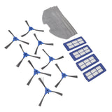 Vacuum Sweeper Filter Kit 4 Filter 4 Mop Cloths 8 Side Brush Robot Vacuum Cleaner Side Brush for G10