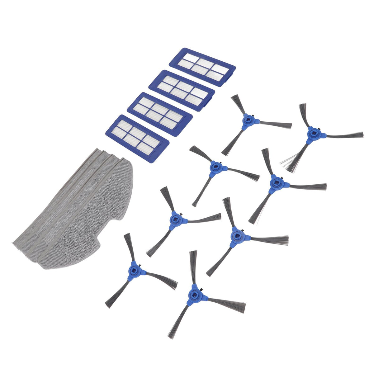 Vacuum Sweeper Filter Kit 4 Filter 4 Mop Cloths 8 Side Brush Robot Vacuum Cleaner Side Brush for G10