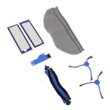 Sweeping Robot Replacement Parts Silicone ABS Main Brush Side Brush Filter Rag Flat Comb for Eufy RoboVac L70 Hybrid