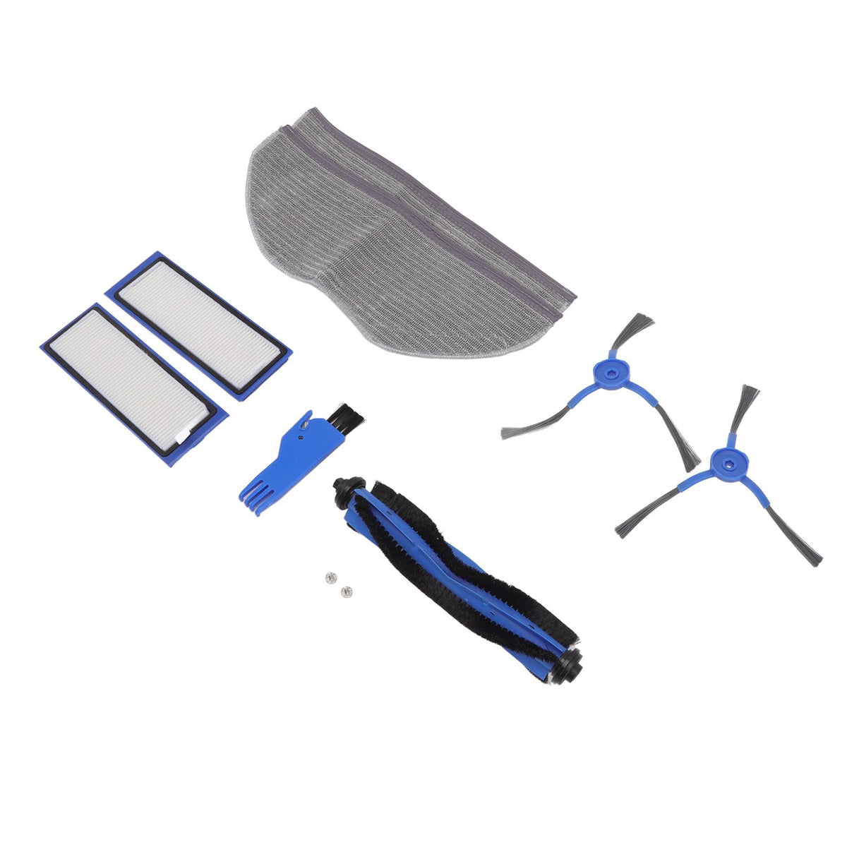 Sweeping Robot Replacement Parts Silicone ABS Main Brush Side Brush Filter Rag Flat Comb for Eufy RoboVac L70 Hybrid