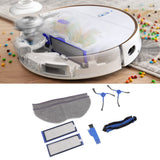 Sweeping Robot Replacement Parts Silicone ABS Main Brush Side Brush Filter Rag Flat Comb for Eufy RoboVac L70 Hybrid
