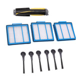 Sweeper Brush Filter Set ABS Housing High Efficiency Particulate Air Filter with 6PCS Side Brush for Shark IQ RV101 - Extra Image