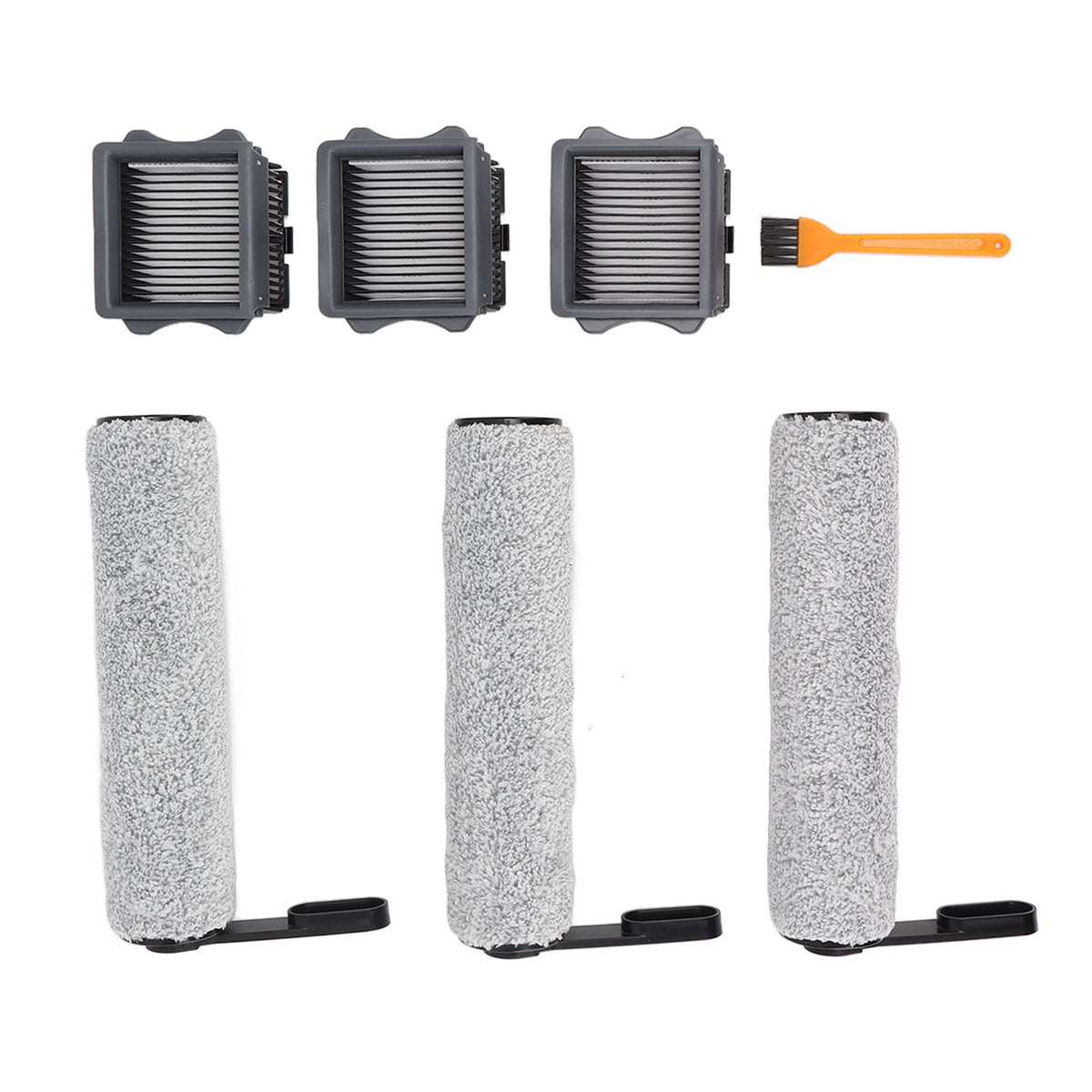 Vacuum Cleaner Replacement Parts for Tineco S5 Roller Brush High Efficiency Particulate Air Filter with Cleaning Brush