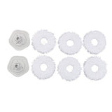 Mop Cloths For Dreame Bot W10 W10 Pro Vacuum Cleaner Cleaning Pads Mop Pads Replacement with Holder - Front View