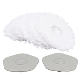Mop Cloths For Dreame Bot W10 W10 Pro Vacuum Cleaner Cleaning Pads Mop Pads Replacement with Holder - Close-Up Angle